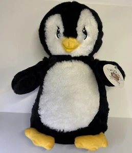 Noah's Ark Animal Workshop 11" Black Little Penguin Plush Stuffed Animal Toy - Picture 1 of 4