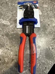 Knipex 97 21 215 - Terminal Crimping Stripping Pliers Wire Cable Cutters - 215mm - Picture 1 of 3