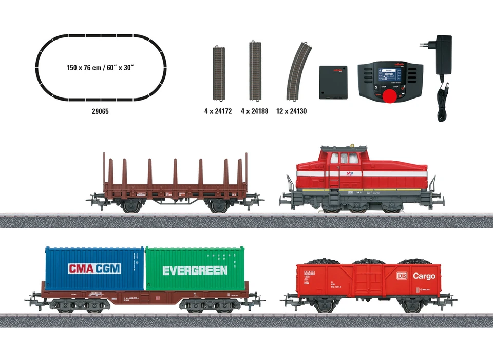Märklin 29065 Digital-Startpackung für modernen Rangierbetrieb in Spur H0