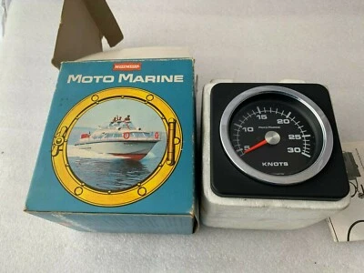 MOTOMETER SUMLOG OLDTIMER Sport BOOT Knotenmesser Geschwindigkeitsmesser Neu NOS - Bild 1 von 4