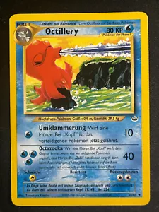 Deutsches Pokémon TCG 34/64 Oktillerie unbegrenzte Neo-Offenbarung ungewöhnlich neuwertig - Bild 1 von 2