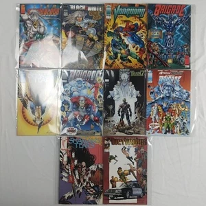 Lotto 10 fumetti immagine nuovi in sacchetti di plastica vintage 1994-1995 dopo brigata - Foto 1 di 11
