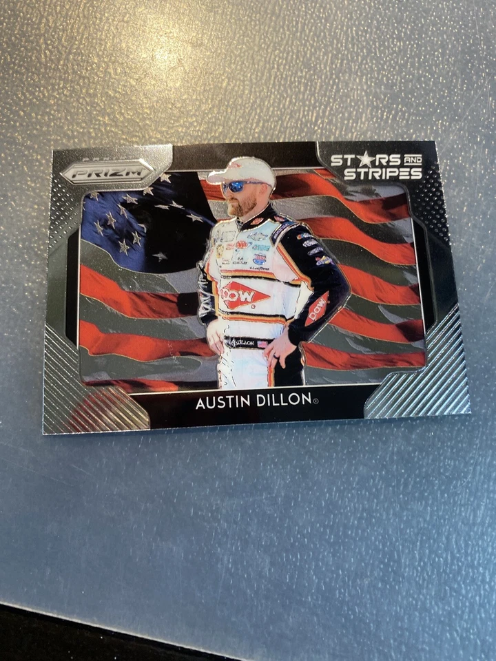 2019 Panini Prizm Racing STARS AND STRIPES Insert Card AUSTIN DILLON - Image 1 of 1