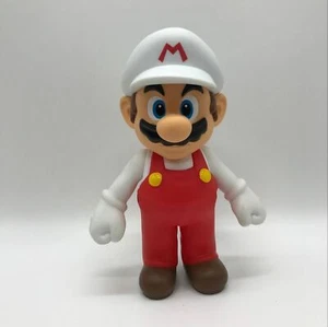 Super Mario Bros. Odyssey Fire Mario Action Figure Vinyl Plastic Toy Doll 5" - Picture 1 of 3