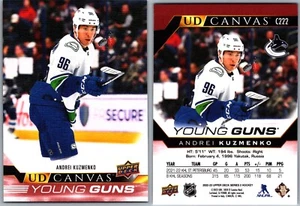 22-23 UPPER DECK YOUNG GUNS UD CANVAS ANDREI KUZMENKO RC #C222 VANCOUVER CANUCKS - Picture 1 of 1