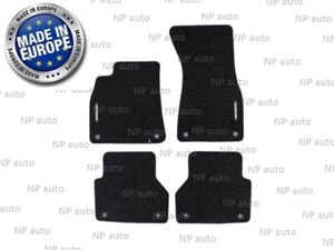 NEW LHD CAR FLOOR MATS FOR AUDI A7 4K8 2018- VELOUR CARPET LINERS RUGS - Picture 1 of 6
