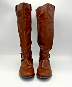Marc Fisher braune Lederreitstiefel Damengröße 7 - Bild 1 von 11