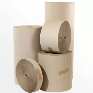2 Rollen 60cm breit 70lfm Rollenwellpappe Wellpappe Polstermaterial - Bild 1 von 1