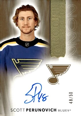 Scott Perunovich - 2021-22 Upper Deck The Cup Rookie Class Autograph /50 #2022PE - Image 1 of 2