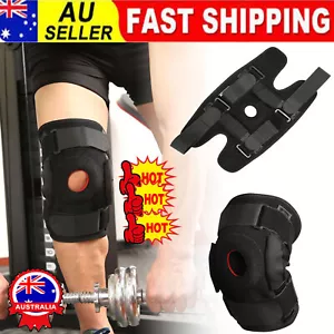 Adjustable Double Metal and Hinged Knee Brace SuppoRO Protection Arthritis Sport - Picture 1 of 12