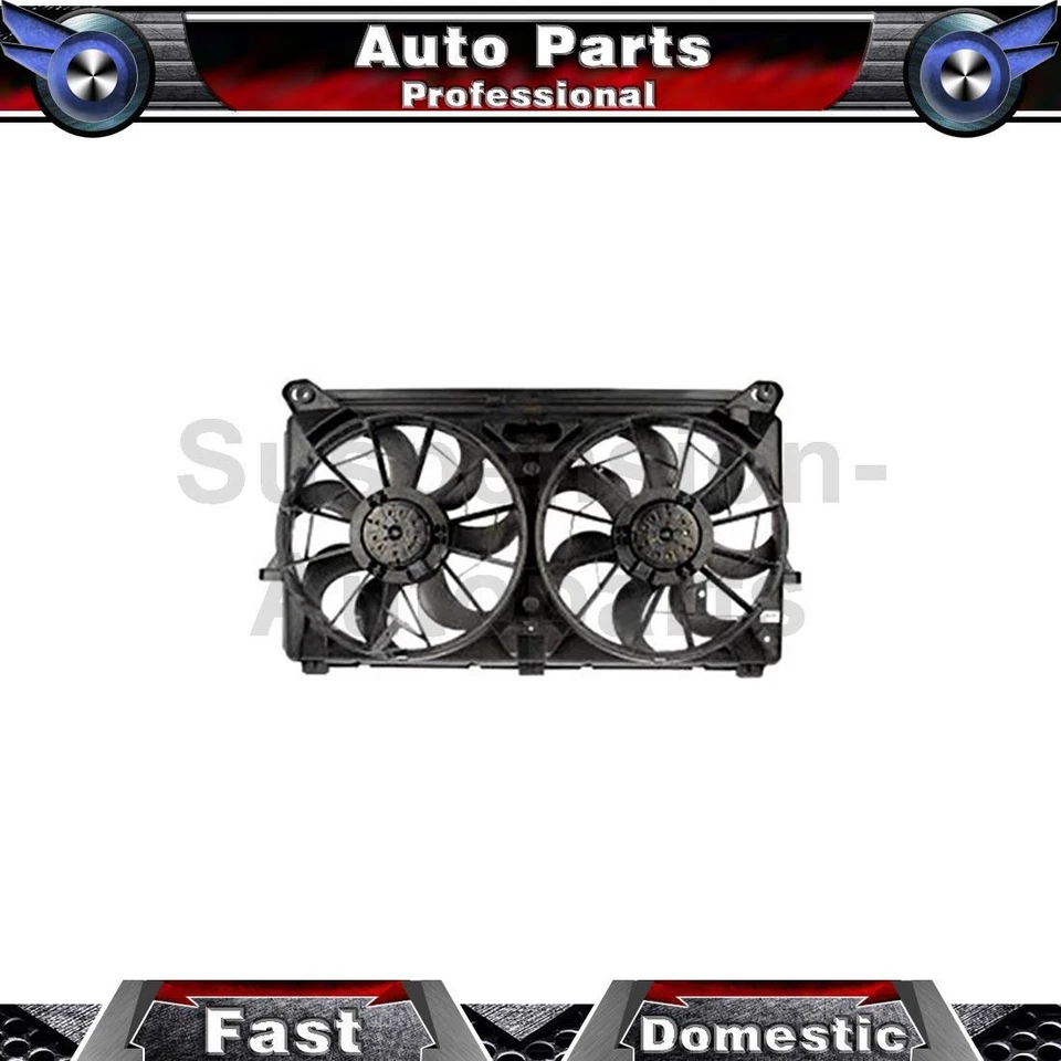 Двойной радиатор и вентилятор конденсатора TYC подходит для Chevrolet Silverado 1500 2005 2006 годов выпуска - Изображение 1 из 3