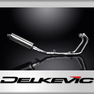 Suzuki GW250 Inazuma 2013-2017 Complete Exhaust 2-1 14" Oval Stainless Muffler - Bild 1 von 5
