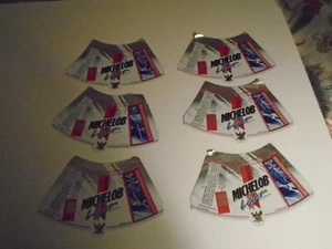 LOT OF (6) MICHELOB LIGHT "SKI RUNS" 12oz BEER LABELS-ST. LOUIS, MO-MINT - Picture 1 of 1