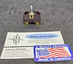 1965 LINCOLN CONTINENTAL POWER WINDOW BYPASS SWITCH *REBUILT * C5VB-14A695 - Picture 1 of 8