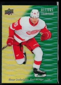 2023-24 Upper Deck Allure Color Flow Yellow-Green #CF-17 Elmer Soderblom RC - Picture 1 of 2