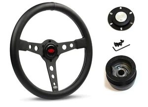 SAAS Steering Wheel SW616OS-WS & boss for Honda Integra DA9 1990-1993 - Picture 1 of 9