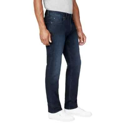 Pantalones de mezclilla elásticos calce recto ajustados Jackson Buffalo David Bitton para hombre Foto 1 de 2