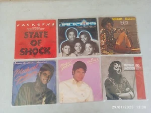 Lote Vinilos Michael Jackson Y The Jackson 6 Singles 2 The Jackson Y 4 Michael - Imagen 1 de 2