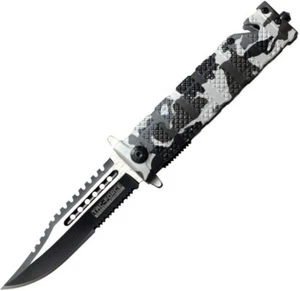 Tac Force Sawback Blade Gray Camo Handle A / O Folding Knife - TF-710DW - Picture 1 of 1