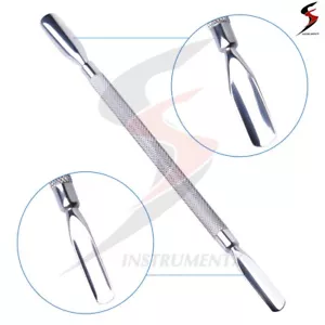 Cuticle Pusher Trimmer Cutter Remover Pedicure Manicure Nail Art Tool Dual Sided - Bild 1 von 3