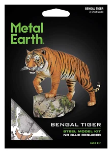 Faszination Metall Erde Indien BENGALISCHER TIGER 3D Laser Cut Stahl Modellbausatz ME1029 - Bild 1 von 7
