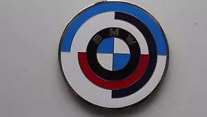 Vintage Emaille BMW Motorrad M Sport Fahrrad Abzeichen Emblem - BMW Motorrad Plakette - Bild 1 von 4