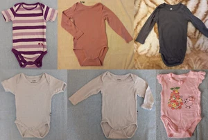 7 Teile Baby/Kleinkinder Bodies von Gr. ca.- 62-104 - Bild 1 von 8