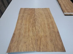 Chapa Tiger Cerejeira - 2 Hojas MADERA NATURAL - 560mm x 190mm - Imagen 1 de 4
