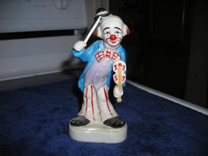 Ceramic Clown with Fiddle & Bow - Sad Faced - Picture 1 of 1