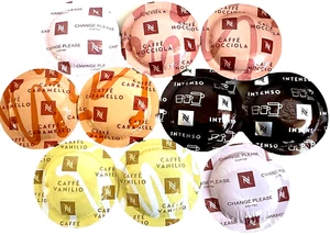 NESPRESSO PRO PODS X 50 KAPSELN 10 X 5 GESCHMACKSRICHTUNGEN VANILIO NOCCIOLA BITTE ÄNDERN - Bild 1 von 1