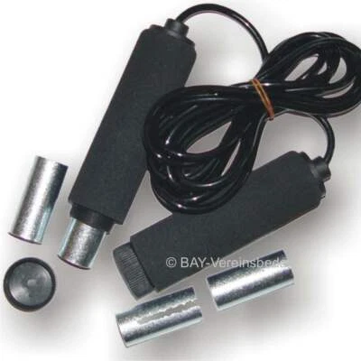BAY® 3-option Springseil+Stahl Zusatzgewichte Springseile Sprungseil mit Gewicht - Bild 1 von 4