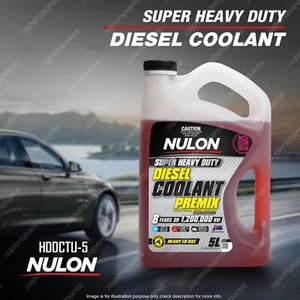 Nulon Super Heavy Duty Diesel Coolant Top-Up HDDCTU 5 Litre Quality Guarantee - Picture 1 of 2