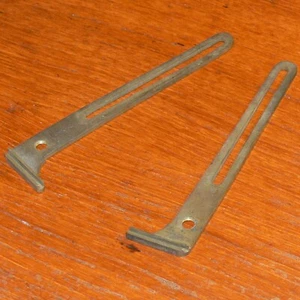 LANCASTER type BRASS PARTS 130mm long pair for FOLDING WOOD VINTAGE CAMERA UK - Picture 1 of 3