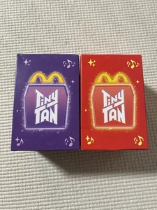 LOT OF 2 2025 McDonald's #5 JIMIN - RM  TINY TAN x BTS 2025 Happy Meal - Picture 1 of 11