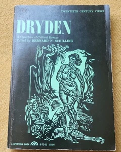 Schilling, Bernard N (editor) DRYDEN : A COLLECTION OF ESSAYS 1963 Paperback  - Foto 1 di 4