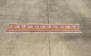 Pottery Barn Herbst Chevron Baumwolle Tischläufer - Bild 1 von 4