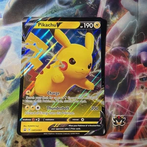Pikachu V - SWSH061 - Pokemon Oversized Jumbo Promo Card NM - Picture 1 of 2
