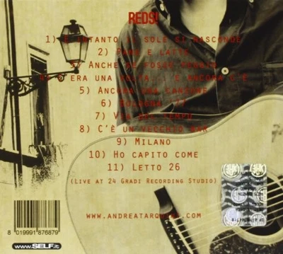 Reds! Canzoni Di Stefano Rosso by Andrea Tarquini [Audio CD] - Immagine 1 di 2