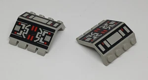 LEGO Espace : Lot 2x Panneau Porte 2 x 4 x 3 - Réf 2582p68 - Set 6989 6956 6923 - Imagen 1 de 2