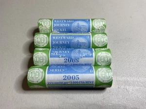 2005 P & D Ocean View Jefferson Nickel set in Mint rolls uncirculated - 2 Lots - Picture 1 of 2