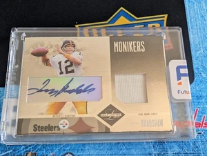 TERRY BRADSHAW 2004 Leaf Limited Monikers Game-Worn Jersey AUTO / AUTOGRAPH /50 - Picture 1 of 2