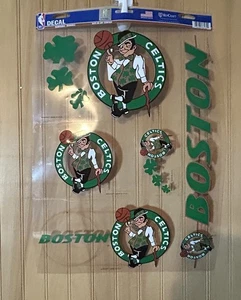 NBA Celtics 11" x 17" Ultra Decals Set By WINCRAFT Removable Reusable - Picture 1 of 3