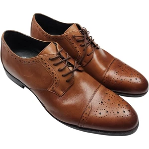 Zapatos de Vestir Stacy Adams Sloane Cuero Marrón Puntera Oxford Brogue 14M 24930 - Imagen 1 de 11
