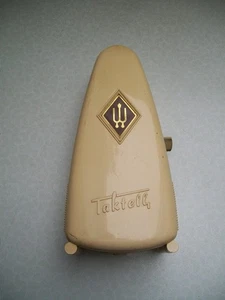 Wittner Taktell Metronom aus Kunststoff Elfenbein Farbe ca.70er Jahre Germany - Bild 1 von 10