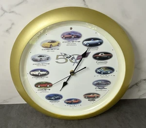 50th Anniversary Chevrolet Corvette Car Sounds Wanduhr Garage Man Cave Office - Bild 1 von 18