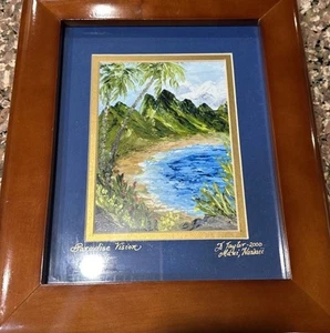 “Paradise Vision" by Maui Artist JA Taylor (Julie Taylor) Framed/ Signed Print - Picture 1 of 12