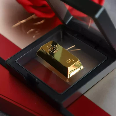 Keycaps Gold Bar Theme Cherry Profile Mechanical Keyboard Zinc Alloy Keycaps - Image 1 of 4