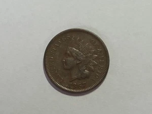 Centavo cabeza india 1867 extremadamente fino 21013 - Imagen 1 de 2