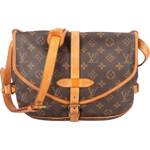 Louis Vuitton Canvas Monogram Saumur 30 Crossbody Bag Tasche - Bild 1 von 13