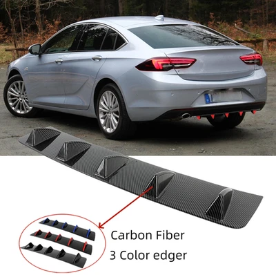 Carbon Optik Heckdiffusor Spoiler Diffusor Hecklippe für Opel Insignia B Line - Bild 1 von 4